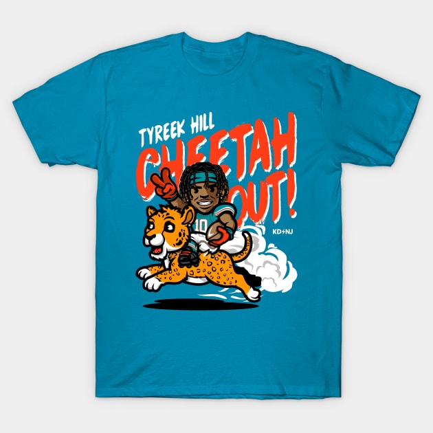 Miami Cheetah T-Shirt by KDNJ